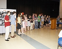 The Newly Inducted Thespian Members